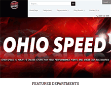 Tablet Screenshot of ohio-speed.com